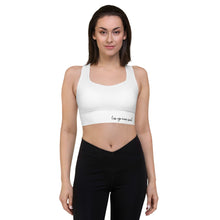 Load image into Gallery viewer, Less ego more soul sports bra