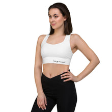 Load image into Gallery viewer, Less ego more soul sports bra